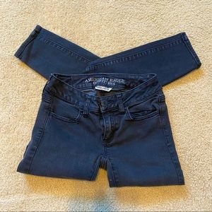 American Eagle Super Stretch Black Skinny Jean/Jegging